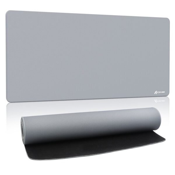 ATTACK SHARK CM02PRO eSport Gaming Mousepad, 900x400mm, 4mm, Heavy Textured Non-Woven Surface, Non-Slip Natural Rubber Base, Grey