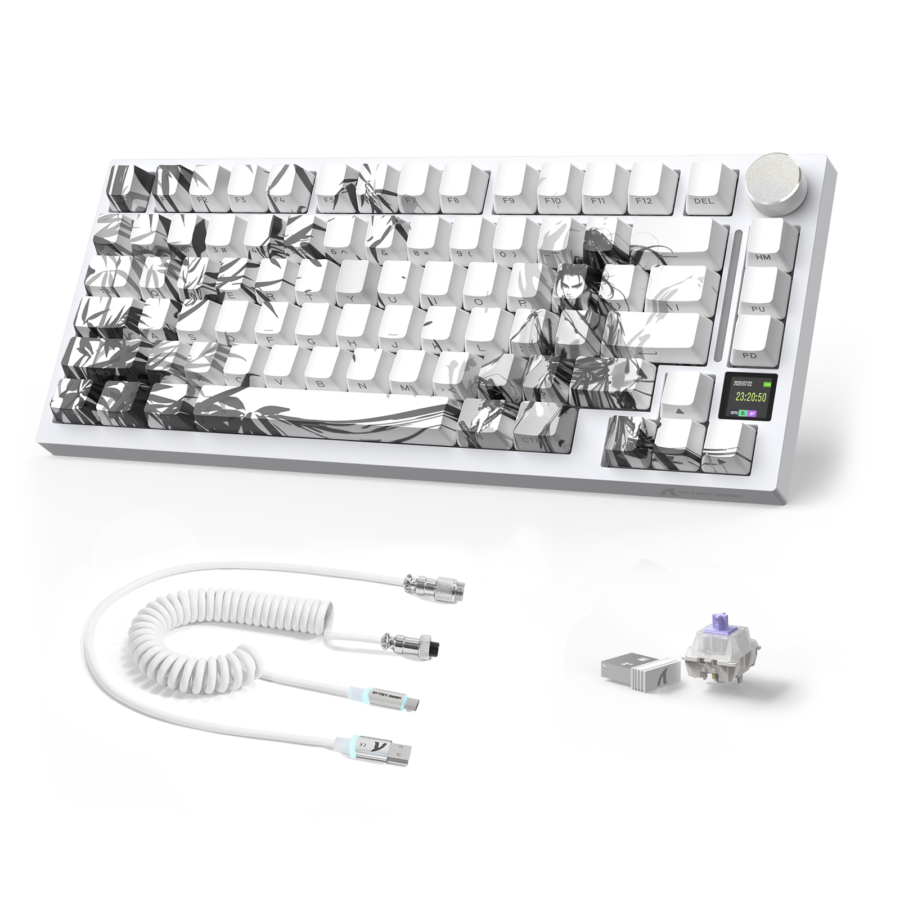 Attack Shark X820 Ultra Wireless Mechanical Keyboard 75% Moonlight Gradient