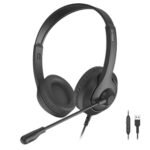 A4Tech FH100U Stereo Headset - Stone Black
