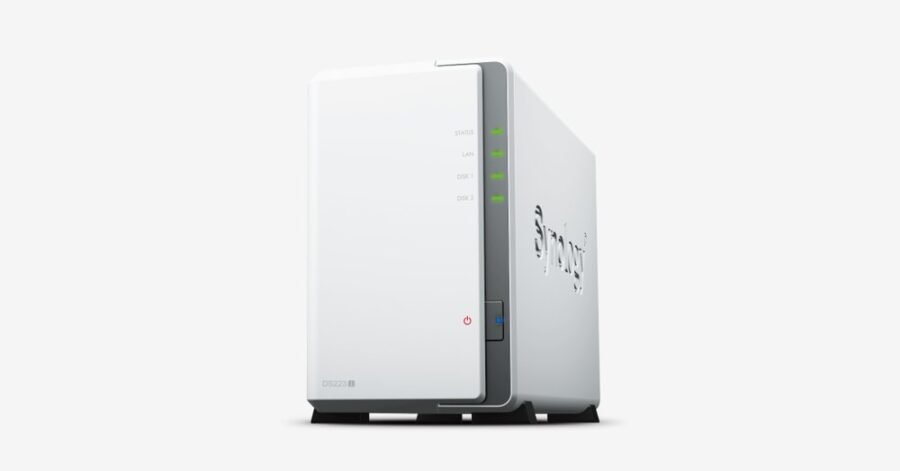 Synology DS223j 2-Bay Diskstation NAS | 4TB Bundle WD Red Plus
