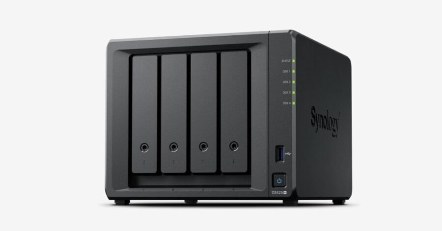 Synology DiskStation DS425+ 4-Bay NAS, Diskless