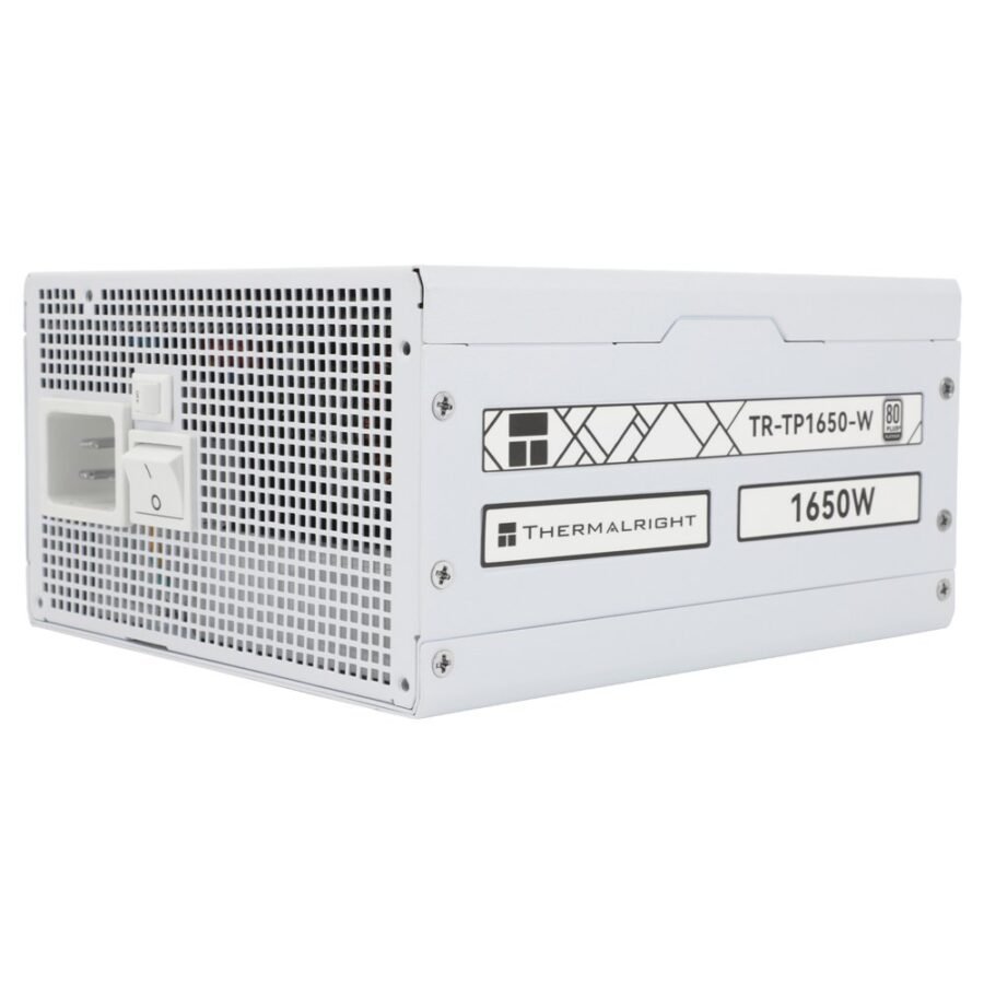 Thermalright TP-1650-W 1650W 80 PLUS Platinum Fully Modular Power Supply, Intel ATX 3.0 Certified, DC-DC Circuit Design, White