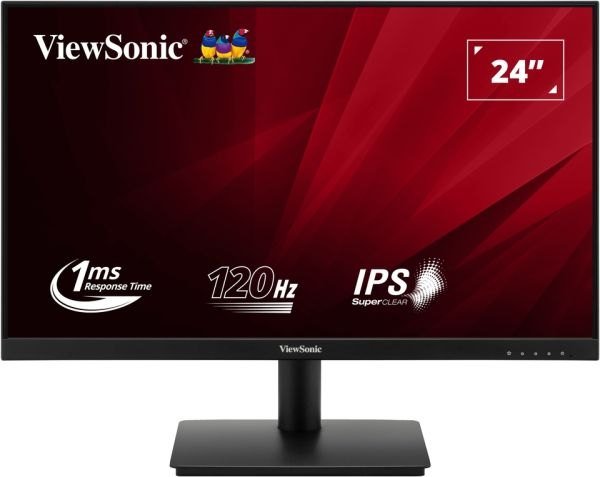ViewSonic VA240A-H 24" FHD 120Hz IPS Monitor, 1ms MPRT, Variable Refresh Rate, HDMI and VGA