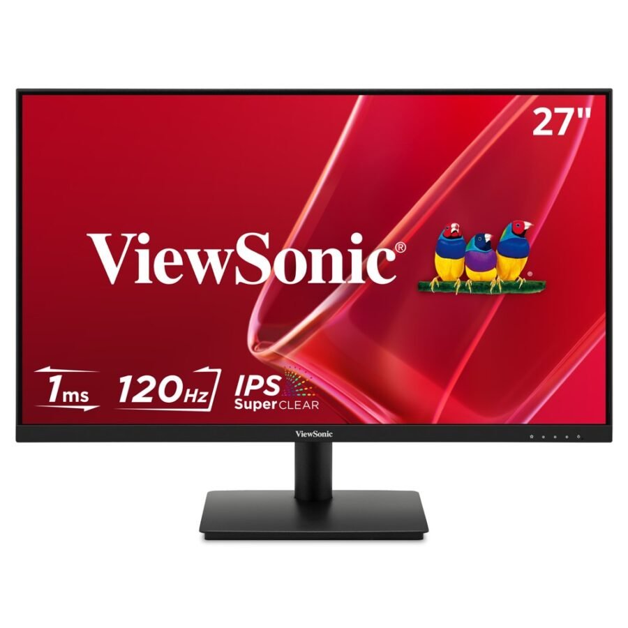 ViewSonic VA270A-H Monitor, 27" FHD 120Hz, 1ms MPRT, IPS, HDMI 1.4VGA, Flat