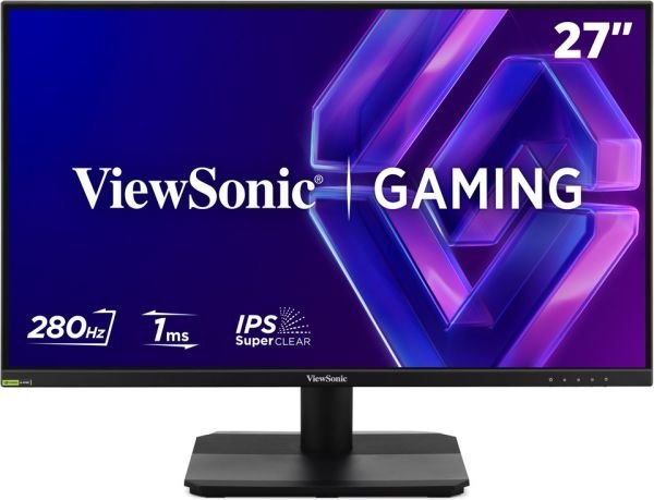 ViewSonic VX27G31A 27" FHD 280Hz IPS Gaming Monitor, 1ms MPRT, HDR10, G-Sync Compatible and FreeSync Premium, Dual HDMI 2.1 and DisplayPort