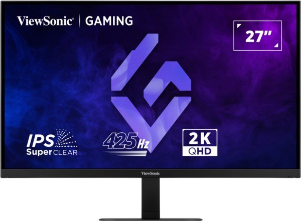 ViewSonic VX2757-2K-PRO-4 27" QHD IPS Gaming Monitor, 425Hz, 1ms MPRT, HDR10, G-Sync Compatible Variable Refresh Rate, Dual HDMI2.1 and Dual DisplayPort