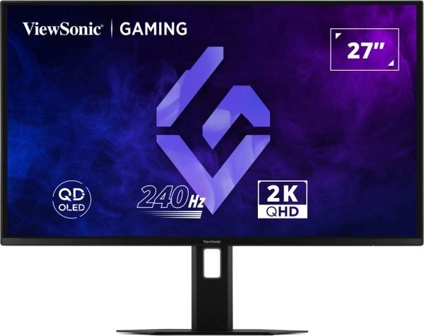 ViewSonic XG2738-2K-OLED 27" QHD QD-OLED 240Hz Gaming Monitor, 0.03ms GTG, HDR10, FreeSync Premium and G-Sync Compatible