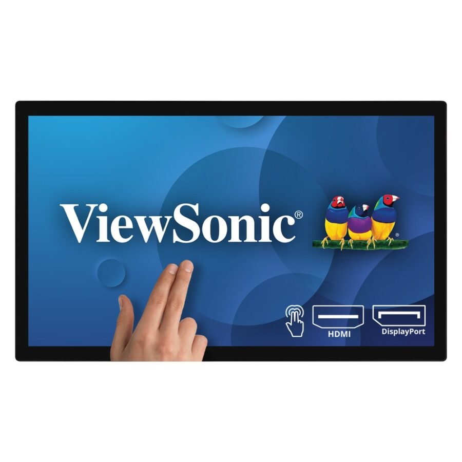 ViewSonic TD3207 Monitor, 32 Inch, 1080p, 10-Point Multi Touch, 60Hz, IPS, HDMI, USB Type B, DisplayPort, RS232