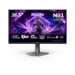 AOC AG276QKD2 26.5 Inch WQHD Monitor 500Hz QD-OLED 0.03ms GtG Adaptive Sync HDR500 TrueBlack Black