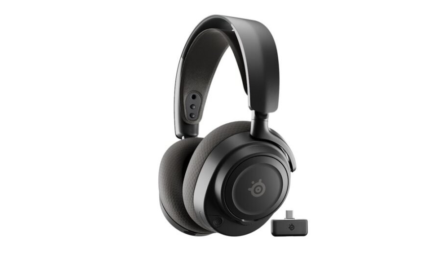 SteelSeries Arctis Nova 7P Wireless Gen 2 Gaming Headset, 50H+ Battery, Neodymium Magnetic Drivers, 2.4GHz and Bluetooth, PS5/PS4/PC/Switch 1/2/Mobile, Black 61744