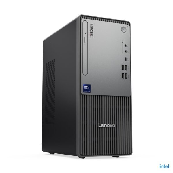 Lenovo ThinkCentre NEO 50T Gen 6 Tower Desktop, Intel Core Ultra 7 265 Up To 5.3GHz, 8GB DDR5-5600 RAM, 512GB PCIe 4.0 NVMe SSD, Integrated Intel Graphics, Black, 13BD001SGP (Official Warranty)