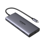 Ugreen Revodok Pro 210 Docking Station, 10-in-1 USB-C Dock Dual HDMI 4K@60Hz Single 8K@30Hz, 100W PD, 5Gbps USB-C and USB-A Data Ports, Gigabit Ethernet, SD and TF Card Reader, 15534
