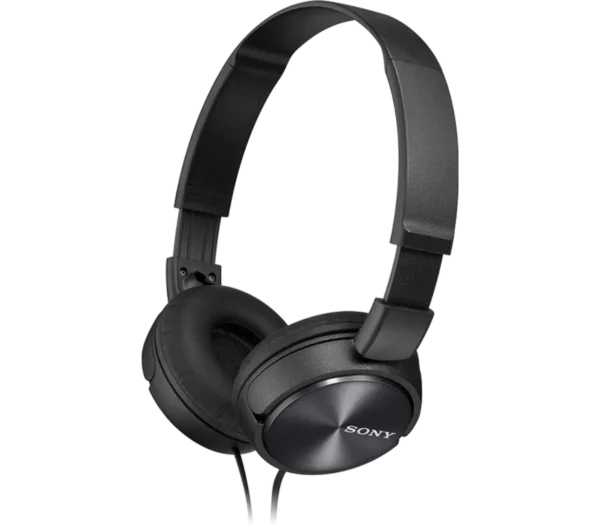 Sony MDR-ZX310AP Wired On Ear Headphones, Black