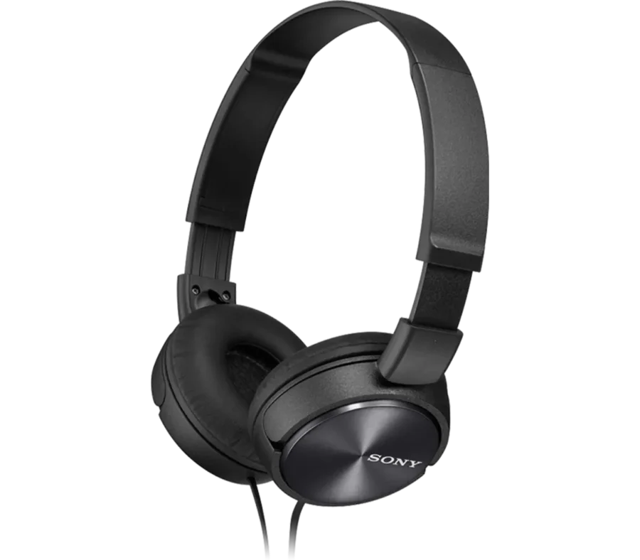 Sony MDR-ZX310AP Wired On Ear Headphones, Black