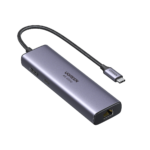UGREEN Revodok 7 in 1 USB-C Hub Gigabit Ethernet Adapter 4K at 60Hz HDMI 100W PD 2x USB-A 3.0 SD and TF Card Reader 60515