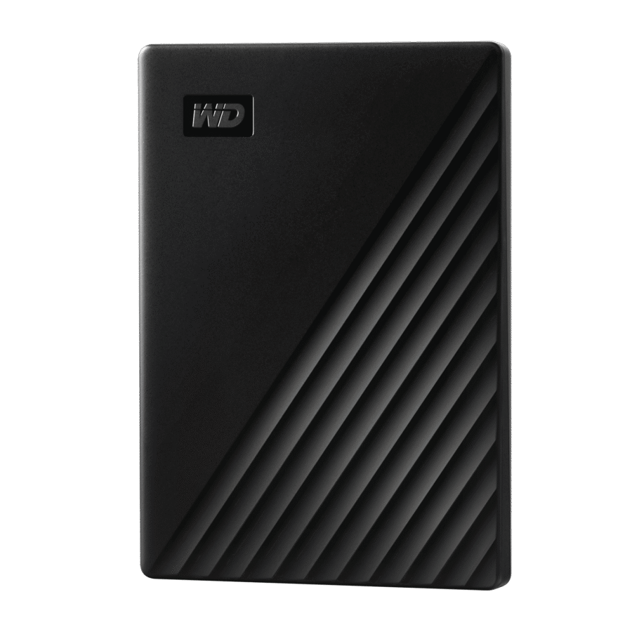WD My Passport Portable External Hard Drive, 2TB USB 3.1/USB 3.0 Compatible Black WDBYVG0020BBK-WESN