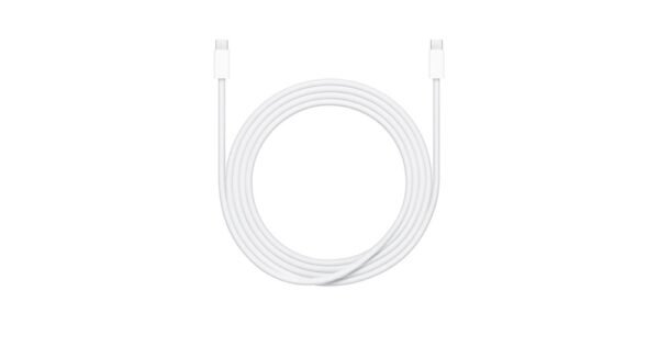 Apple 240W USB-C Charge Cable 6.6 inch, 480Mb/s, Woven Jacket, MYQT3