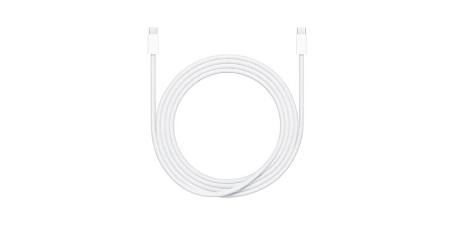 Apple 240W USB-C Charge Cable 6.6 inch, 480Mb/s, Woven Jacket, MYQT3