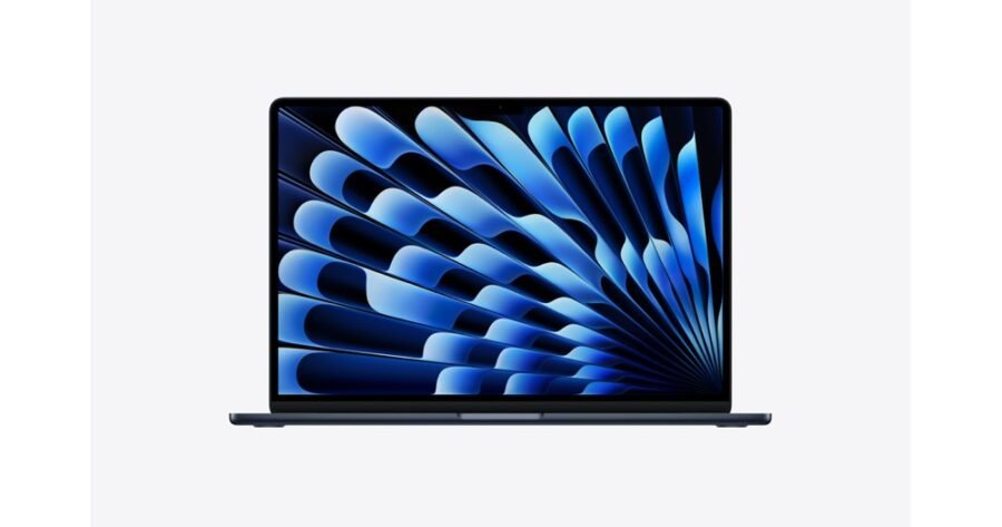 Apple MacBook Air 15, Apple M5 10-Core Chip, 16GB Unified RAM, 512GB SSD, 15.3" 2880x1864 Liquid Retina Display, 10-Core GPU, macOS, Midnight, MDVH4