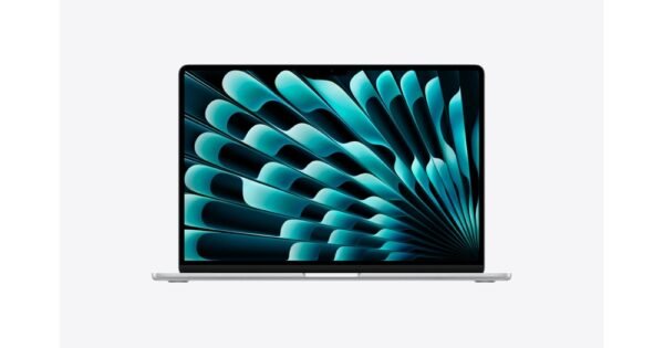 Apple MacBook Air 15 inch Apple M5 10-Core Chip 16GB Unified RAM 512GB SSD Silver MDV94