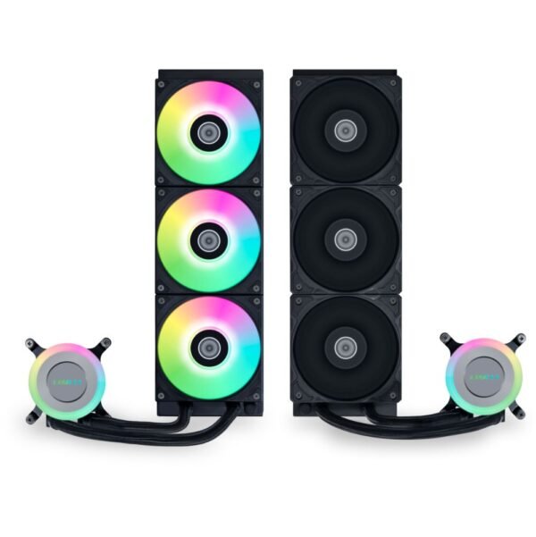 Lian Li Galahad II Lite AIO ARGB Liquid CPU Cooler 360mm Radiator, 3x28mm ARGB Fans, LGA1851 LGA1700 AM5 AM4 Black G89.GA2L36RB.00